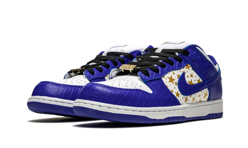 Nike Basketball SB Dunk Low 'Supreme - Stars - Hyper Blue'